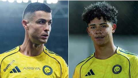 Cái kết trong mơ: Ronaldo và con trai chung một sân đấu