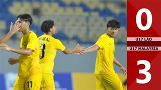 Highlight U17 Lào vs U17 Malaysia: 0-3 (Bán kết U17 Đông Nam Á 2026)