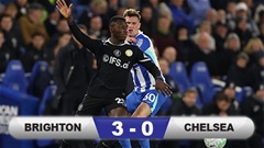 Kết quả Brighton 3-0 Chelsea: Khép lại giấc mơ Champions Legue