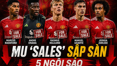 MU chấp nhận bán lỗ 5 ngôi sao trong Hè 2026