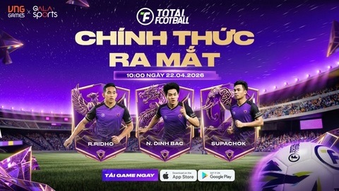 TOTAL FOOTBALL VNG CHÍNH THỨC RA MẮT CỘNG ĐỒNG GAME THỦ ĐÔNG NAM Á