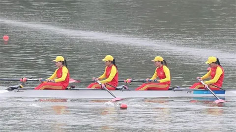 Đội tuyển rowing Việt Nam tranh tài tại Cúp châu Á 2026