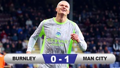 Kết quả Burnley 0-1 Man City: Man xanh chiếm đỉnh Ngoại hạng Anh