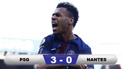 Kết quả PSG 3-0 Nantes: Đêm thăng hoa của Kvaratskhelia