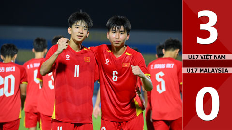 Highlight U17 Việt Nam vs U17 Malaysia: 3-0 (Tranh hạng 3 giải U17 Đông Nam Á 2026)