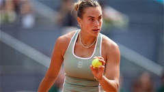 Aryna Sabalenka thắng nhọc ngày ra quân tại Madrid Open