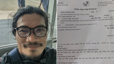 Trần Trọng Kim phải nghỉ thi đấu dài hạn