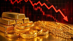 Giá vàng hôm nay 24/4: Lao dốc phiên thứ 4 liên tiếp, 'bay' cả mốc quan trọng