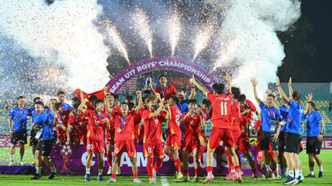 U17 Việt Nam mang cúp vô địch về nước khi nào?