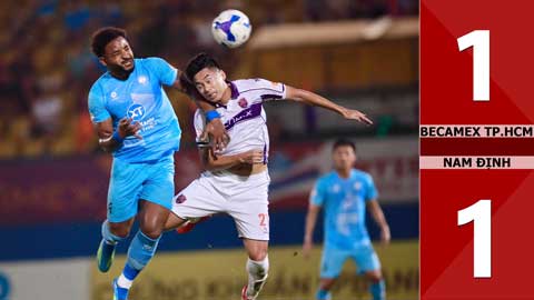Highlight Becamex TP.HCM vs Nam Định: 1-1 (Vòng 20 V.League 2025/26)