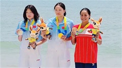 Võ Thị Mỹ Tiên giành HCĐ bơi biển 5km tại Đại hội thể thao bãi biển châu Á 2026