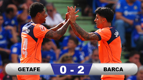 Kết quả Getafe 0-2 Barca: Gác Real 11 điểm