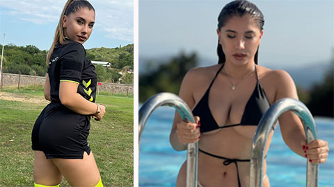 Nữ trọng tài từng lộ clip nóng bị phạt vì đăng ảnh bikini
