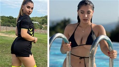 Nữ trọng tài từng lộ clip nóng bị phạt vì đăng ảnh bikini