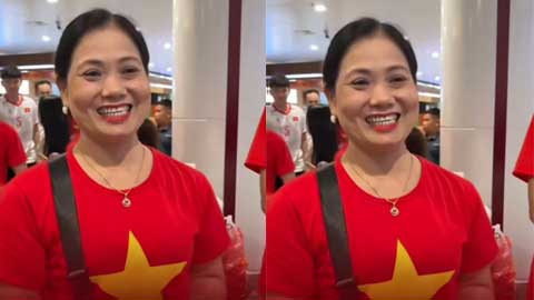 Mẹ cầu thủ Chu Ngọc Nguyễn Lực 4h sáng lên đường từ Nghệ An đón con trai