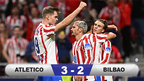 Atletico Madrid ngược dòng mãn nhãn, cắt đứt mạch thua