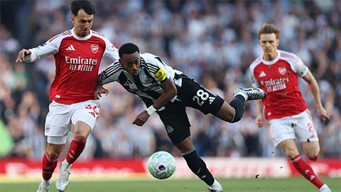 Trực tiếp Arsenal 1-0 Newcastle: Pháo thủ đẩy cao tốc độ