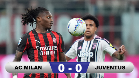 Kết quả Milan 0-0 Juventus: Níu chân nhau, cuộc đua Champions League vẫn căng thẳng