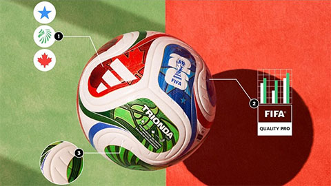 Trái bóng thi đấu tại World Cup 2026: Tích hợp công nghệ AI