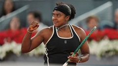 Cứu 6 match-point, Hailey Baptiste hạ tay vợt số 1 thế giới ở tứ kết Madrid Open