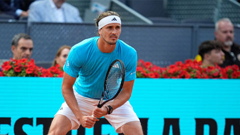 Alexander Zverev vào tứ kết giải Masters thứ 4 từ đầu mùa