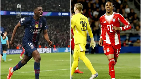 Hiệu suất ghi bàn đáng kinh ngạc ở đại chiến PSG vs Bayern
