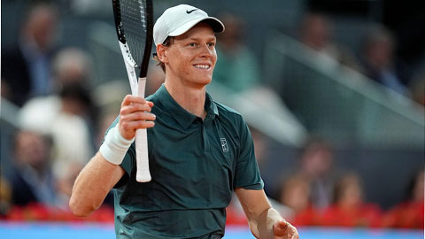 Jannik Sinner khuất phục Rafael Jodar, vào bán kết cả 9 giải Masters