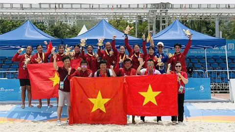 Tuyển bóng ném nữ Việt Nam giành HCV Đại hội thể thao bãi biển châu Á 2026