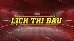 Lịch thi đấu bóng đá hôm nay, ngày 1/5