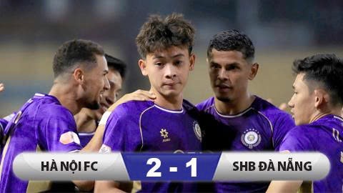 Kết quả Hà Nội 2-1 Đà Nẵng: Áp sát ngôi nhì bảng