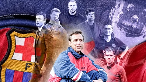Di sản của Johan Cruyff được Barca tiếp nối