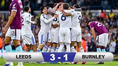 Kết quả Leeds 3-1 Burnley: Tiến sát mục tiêu trụ hạng