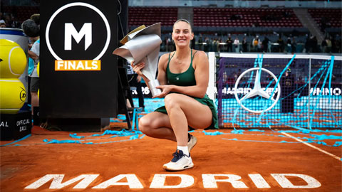 Marta Kostyuk giành WTA 1000 đầu tiên ở Madrid
