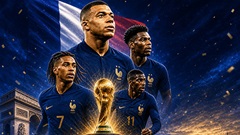 ĐT Pháp ở World Cup 2026: Tham vọng lần thứ 3 lên đỉnh