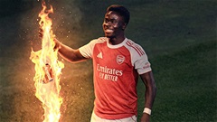 Arsenal hưng phấn nhờ 'liều doping' mang tên Saka