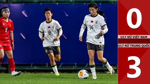 Highlight U17 nữ Việt Nam vs U17 nữ Trung Quốc : 0-3 (VCK U17 châu Á 2026)