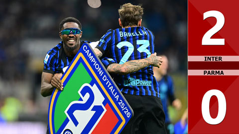 Highlight Inter vs  Parma: 2-0 (Vòng 35 Serie A 2025/26)