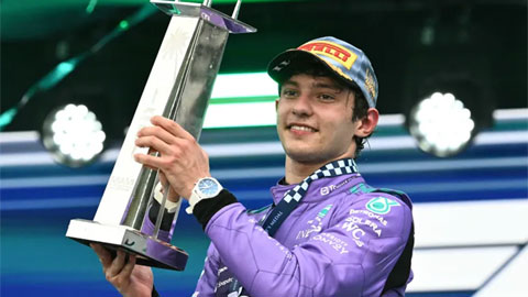 Kimi Antonelli thắng chặng thứ 3 liên tiếp ở Miami GP
