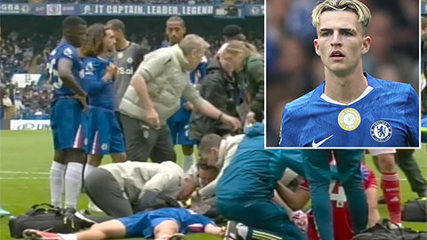 Jesse Derry gặp chấn thương kinh hoàng ở trận Chelsea vs Nottingham