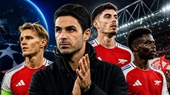 HLV Mikel Arteta tự tin Arsenal sẽ đánh bại Atletico khi 2 trụ cột trở lại