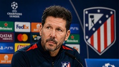 HLV Simeone giải thích lý do Atletico đổi khách sạn trước trận gặp Arsenal
