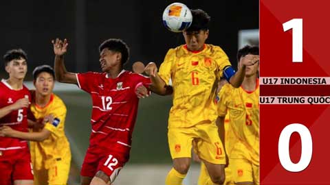 Highlight U17 Indonesia vs U17 Trung Quốc: 1-0 (VCK U17 châu Á 2026)