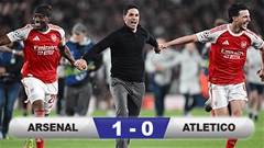 Kết quả Arsenal 1-0 Atletico Madrid (tổng tỷ số 2-1): Người hùng Saka