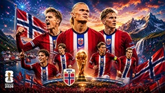 Đội tuyển Na Uy ở World Cup 2026: Gánh nặng đặt cả lên vai 'tân thế hệ vàng'