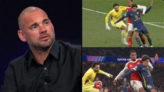 Sneijder đòi 'dẹp' trận Arsenal vs Atletico chỉ sau 35 phút theo dõi