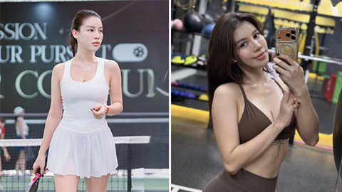 Huyền Dior khoe vóc dáng nóng bỏng trên sân pickleball