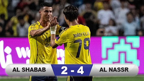 Kết quả Al Shabab 2-4 Al Nassr: Đêm rực sáng của Joao Felix và Ronaldo
