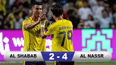 Kết quả Al Shabab 2-4 Al Nassr: Đêm rực sáng của Joao Felix và Ronaldo
