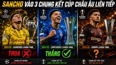 Jadon Sancho lập thành tích khiến nhiều ngôi sao ghen tị