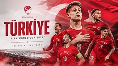 Đội tuyển Thổ Nhĩ Kỳ ở World Cup 2026: Mơ về kỳ tích năm 2002